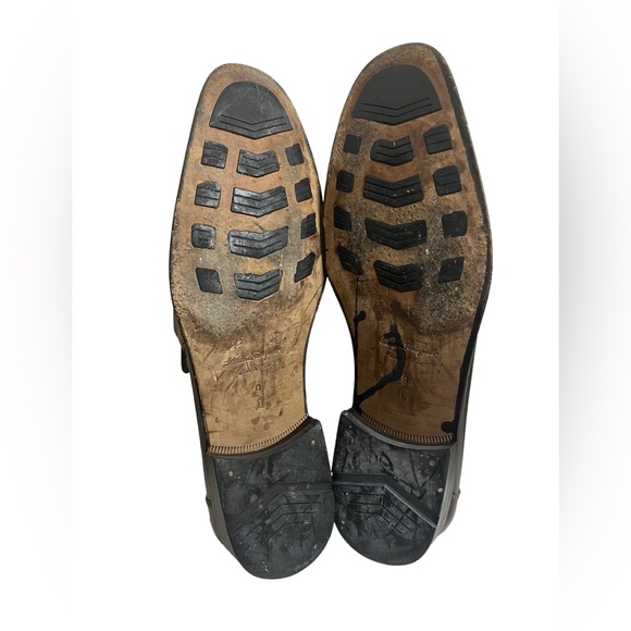 Rare Salvatore Ferragamo Florence Brown Leather Loafers - Italy size 9 - Picture 8 of 15